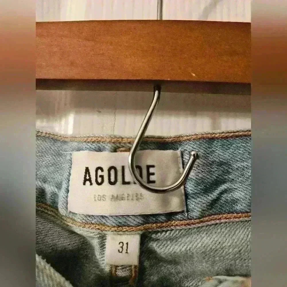 AGOLDE Riley High Rise Straight - Picture 6 of 7